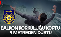 Yüksekten düşen şahıs yaralandı