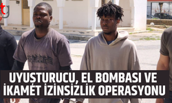 Lefkoşa’da uy*şturucu, patlayıcı madde ve ikamet izinsiz iki tutuklama