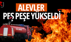 Peş peşe çıkan yangınlar korkuttu