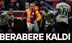 Galatasaray evinde puan kaybetti
