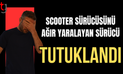 Scooter sürücüsünü ağır yaralayan zanlıya 8 gün tutukluluk