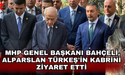 Devlet Bahçeli, Türkeş’in kabrini ziyaret etti