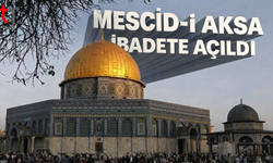 Mescid-i Aksa 41 gün sonra ibadete açıldı, gözyaşları sel oldu