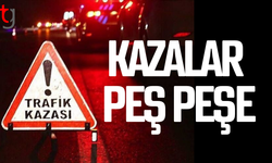 Trafikte peş peşe kazalar: Yaralılar var, alkollü sürücüye yasal işlem