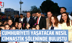 Başbakan Ünal Üstel cimnastik şöleninde çocuklara seslendi