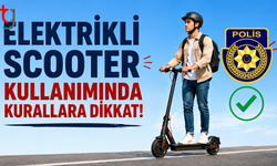 Elektrikli scooter kullanımında dikkat