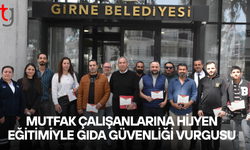 Mutfak çalışanlarına hijyen eğitimi verildi