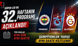 Süper Lig'de 32. haftanın programı açıklandı