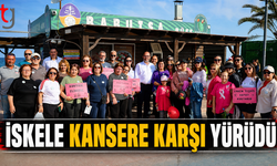 İSKELE’DE KANSERE KARŞI FARKINDALIK YÜRÜYÜŞÜ DÜZENLENDİ