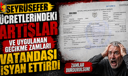 Seyrüsefer Ücretlerindeki Artışlar Ve Uygulanan Gecikme Zamları Vatandaşı İsyan Ettirdi