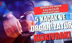 Bafra’da İnsan Kaçakçılığı Operasyonu: 5 Kaçak ve Organizatör Kısıkıvrak!
