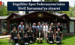 Engelliler Spor Federasyonu’ndan Sivil Savunma’ya ziyaret