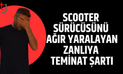 Scooter sürücüsünü ağır yaralayan zanlı teminata bağlandı