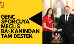 Başkan Öztürkler’den genç sporcuya destek mesajı