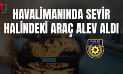 Araç yangını paniğe neden oldu