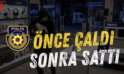 Mağazadan çaldı, satarak para topladı