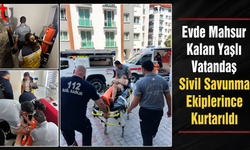 Mahsur Kalan Yaşlı Vatandaş Kurtarıldı