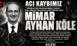 Mimar Ayhan Köle' yi Kaybettik.