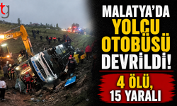SON DAKİKA | Malatya'da yolcu otobüsü devrildi: 4 ölü, 15 yaralı