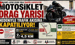Pazar Günü Drag Yarışı Nedeniyle Yol Kapalı
