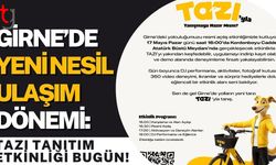 Girne’de Yeni Nesil Ulaşım Dönemi: TAZI Tanıtım Etkinliği Bugün!