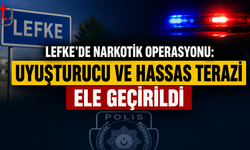 Lefke’de Narkotik Operasyonu: Uyuşturucu ve Hassas Terazi Ele Geçirildi