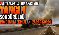 Geçitkale-Yıldırım Arasında Yangında 150 Dönüm Ekin Alanı Zarar Gördü