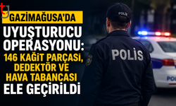Gazimağusa’da Uyuşturucu Operasyonu: 146 Kağıt Parçası, Dedektör ve Hava Tabancası Ele Geçirildi