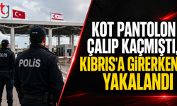 Kot Pantolon Çalıp Kaçmıştı, Kıbrıs'a Girerken Yakalandı