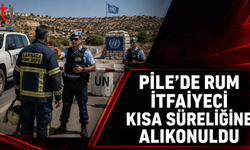 Pile Yakınlarında Rum İtfaiyeci Kısa Süreliğine Alıkonuldu