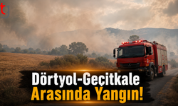 Dörtyol-Geçitkale Arasında Yangın