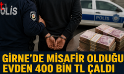 Girne’de Misafir Olduğu Evden 400 Bin TL Çaldı