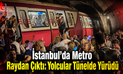 İstanbul’da Metro Raydan Çıktı: Yolcular Tünelde Yürüdü