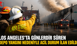 Los Angeles’ta Günlerdir Süren Depo Yangını Nedeniyle Acil Durum İlan Edildi
