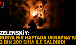 Zelenskiy: Rusya Bir Haftada Ukrayna’ya 2 Bin 200 SİHA ile Saldırdı