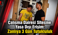 Çalışma Dairesi Sitesine Yasa Dışı Erişim: Zanlıya 3 Gün Tutukluluk