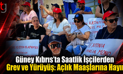 Güney Kıbrıs’ta Saatlik İşçilerden Grev ve Yürüyüş: “Açlık Maaşlarına Hayır”