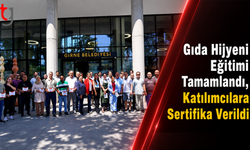Gıda Hijyeni Eğitimi Tamamlandı, Katılımcılara Sertifika Verildi