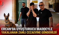 Ercan’da Uyuşturucu Maddeyle Yakalanan Zanlı Cezaevine Gönderildi
