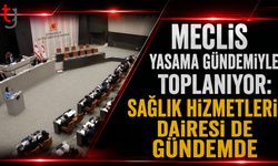Meclis Yasama Gündemiyle Toplanıyor: Sağlık Hizmetleri Dairesi de Gündemde