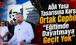 AÖA Yasa Tasarısına Karşı Ortak Cephe: “Eğitimde Dayatmaya Geçit Yok”
