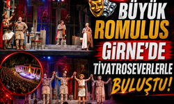 Büyük Romulus Girne'de Tiyatroseverlerle Buluştu