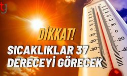 Dikkat: Sıcaklıklar 37 Dereceyi Görecek