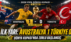 Türkiye’nin Dünya Kupası Hasreti Bitti: İlk Yarıda Avustralya Önde