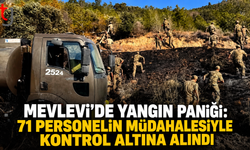 Mevlevi’de Yangın Paniği: 71 Personelin Müdahalesiyle Kontrol Altına Alındı