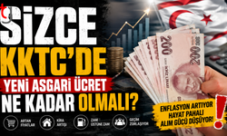 Sizce KKTC’de yeni asgari ücret ne kadar olmalı?