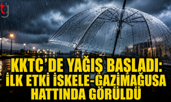 KKTC’de Yağış Başladı: İlk Etki İskele-Gazimağusa Hattında Görüldü