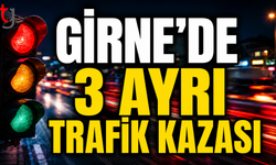 Girne'de 3 Ayrı Trafik Kazası