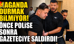 Maganda Durmak Bilmiyor Önce Polise Sonra Gazeteciye Saldırdı
