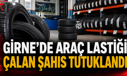 Girne'de Araç Lastiği Çalan Şahıs Tutuklandı